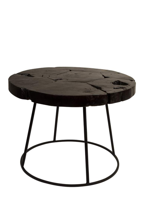 Couchtisch KRATON von DutchBone mit Teakholz Platte