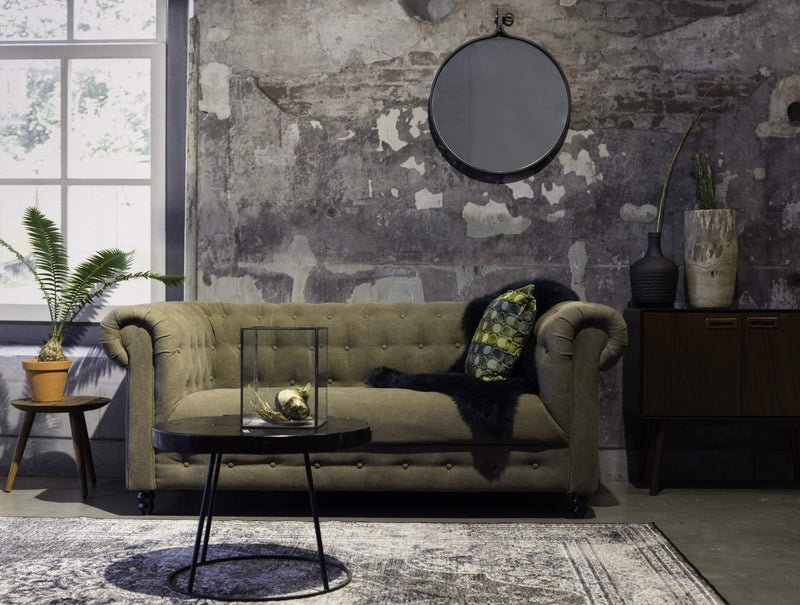 Couchtisch KRATON von DutchBone mit Teakholz Platte