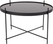 Beistelltisch Couchtisch CUPID LARGE rund BLACK von Zuiver