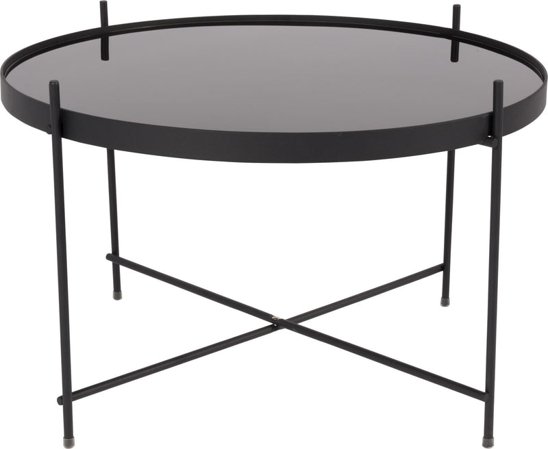 Beistelltisch Couchtisch CUPID LARGE rund BLACK von Zuiver