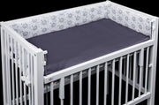 tiSsi® Polster Nestchen 90x40 cm in Grau mit Löwen
