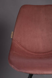 Esszimmerstuhl FRANKY VELVET Samt Rosa von DutchBone