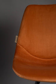 Esszimmerstuhl FRANKY VELVET Samt Orange von DutchBone