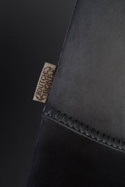 Barhocker FRANKY VELVET Samt Grau von DutchBone