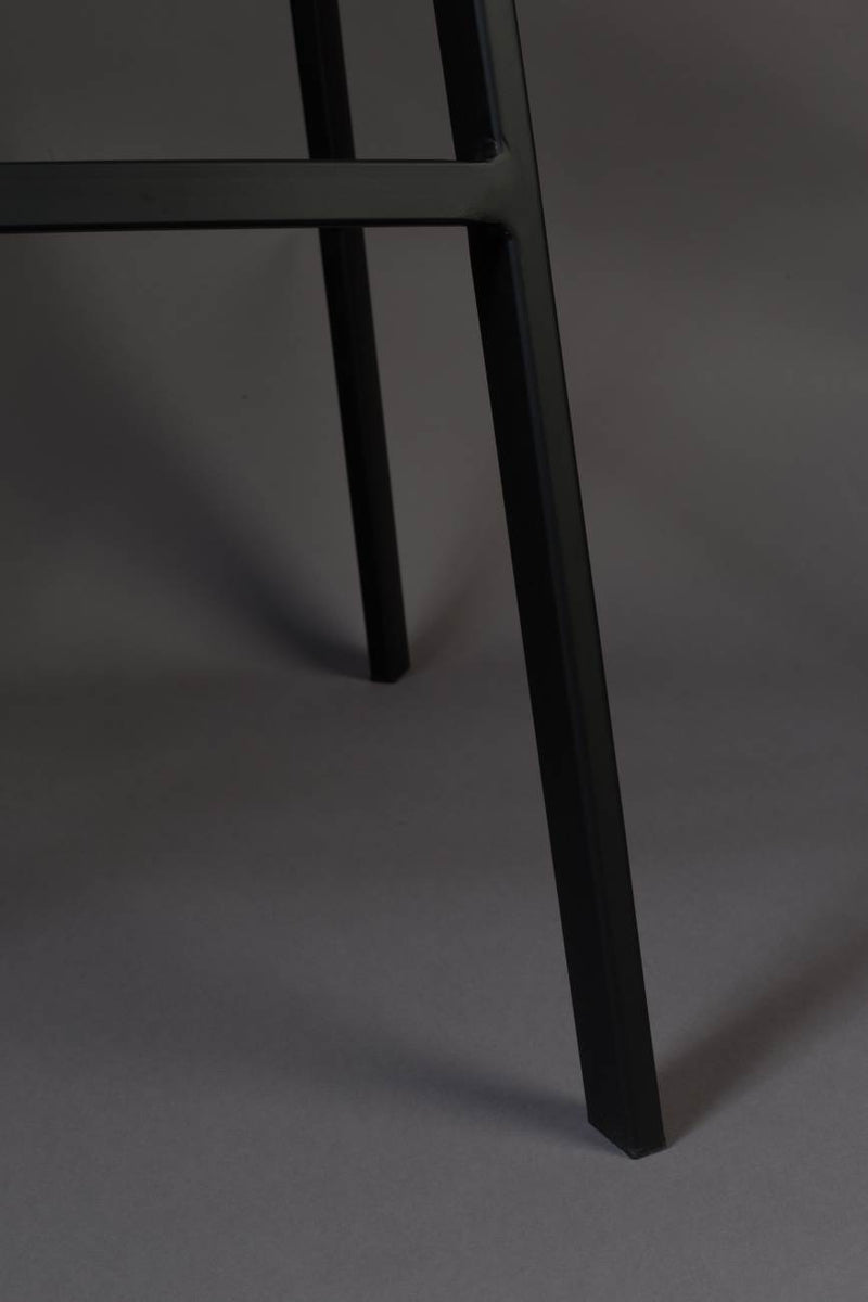 Barhocker FRANKY VELVET Samt Petrol von DutchBone