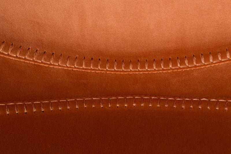 Barhocker FRANKY VELVET Samt Orange von DutchBone