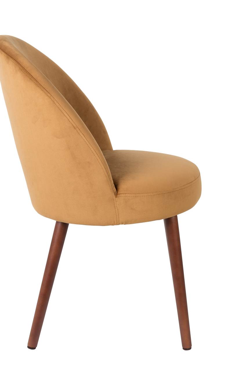 Esszimmerstuhl BARBARA VELVET Samt Camel von DutchBone