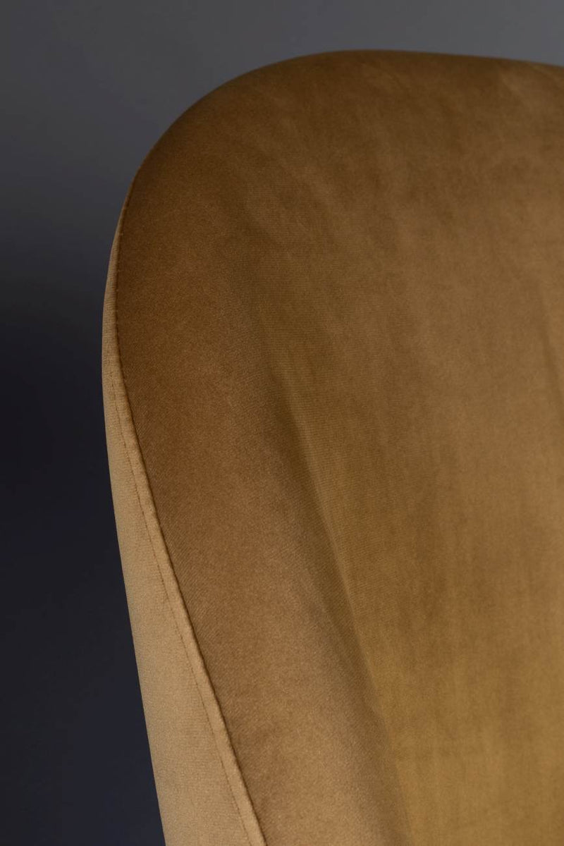 Esszimmerstuhl BARBARA VELVET Samt Camel von DutchBone