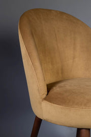 Esszimmerstuhl BARBARA VELVET Samt Camel von DutchBone