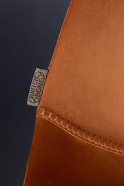 Tresenhocker FRANKY VELVET Samt Orange von DutchBone