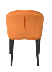 Esszimmerstuhl CATELYN Samtlook Orange