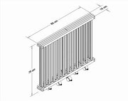 Faltbares Laufgitter Laufstall tiSsi® Buche natur 6-eckig