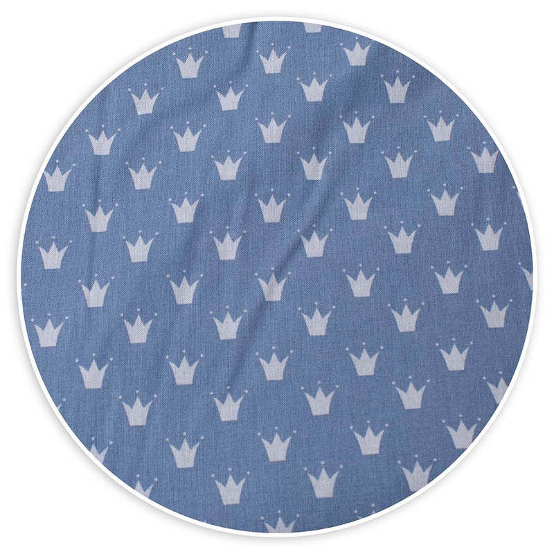 tiSsi® 6-eck Laufgittereinlage in Blau mit Krone