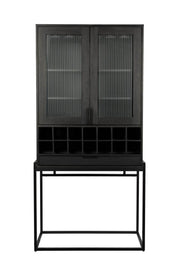 Buffetschrank Weinschrank TRAVIS BLACK OAK von ZUIVER