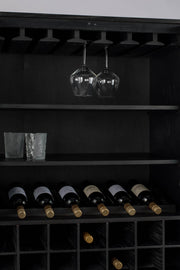 Buffetschrank Weinschrank TRAVIS BLACK OAK von ZUIVER