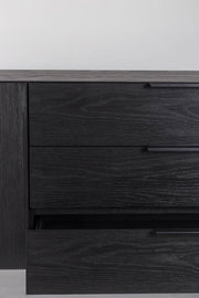 Sideboard TRAVIS BLACK OAK von ZUIVER