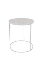 Beistelltisch GLAZED WHITE von ZUIVER