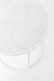 Beistelltisch GLAZED WHITE von ZUIVER