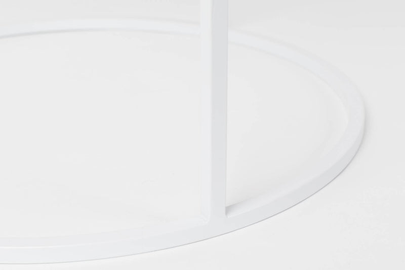 Beistelltisch GLAZED WHITE von ZUIVER
