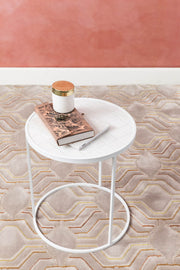 Beistelltisch GLAZED WHITE von ZUIVER