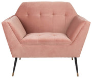 Lounge Sessel KATE Samt Altrosa von DUTCHBONE