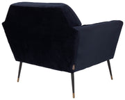 Lounge Sessel KATE DEEP BLUE Samt von DUTCHBONE