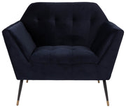 Lounge Sessel KATE DEEP BLUE Samt von DUTCHBONE