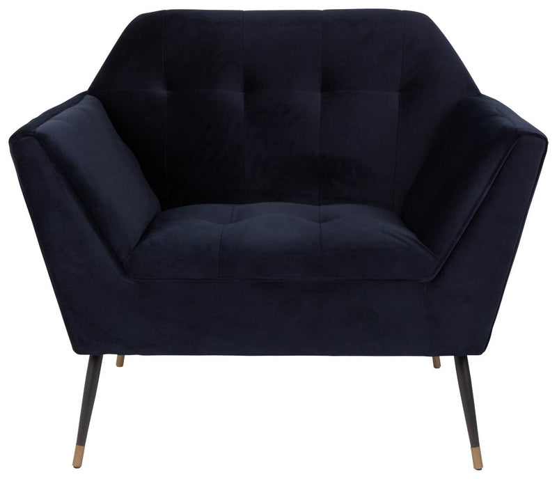 Lounge Sessel KATE DEEP BLUE Samt von DUTCHBONE
