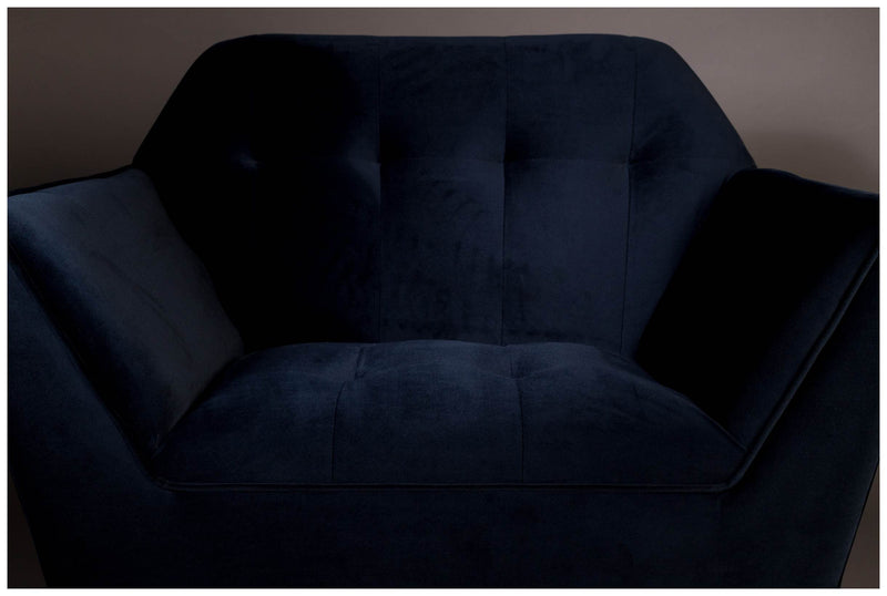 Lounge Sessel KATE DEEP BLUE Samt von DUTCHBONE