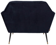 Lounge Sessel KATE DEEP BLUE Samt von DUTCHBONE