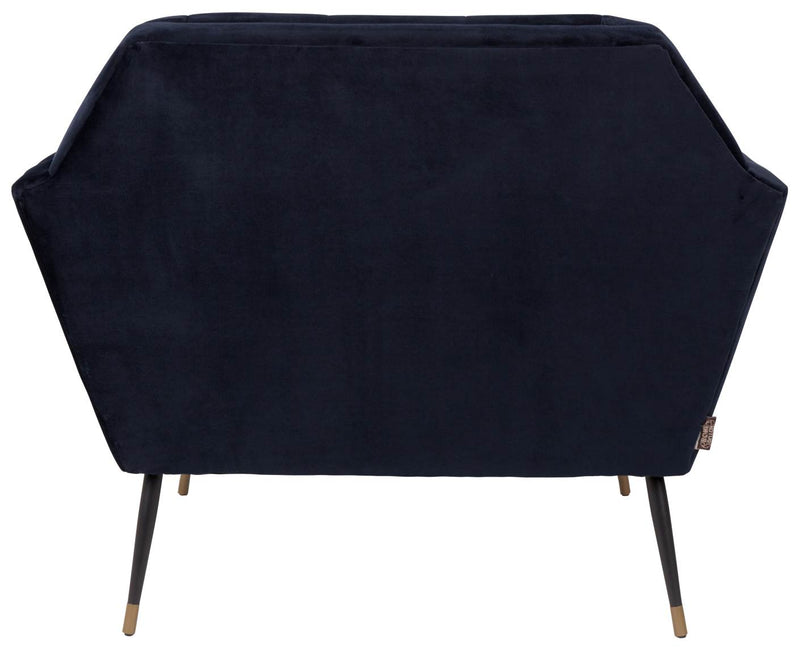 Lounge Sessel KATE DEEP BLUE Samt von DUTCHBONE