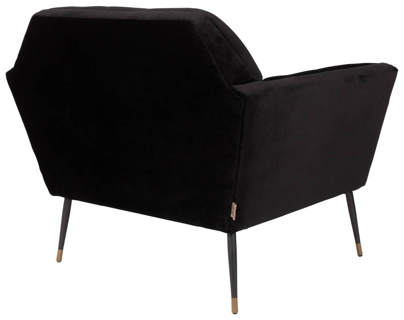 Lounge Sessel KATE BLACK Samt von DUTCHBONE