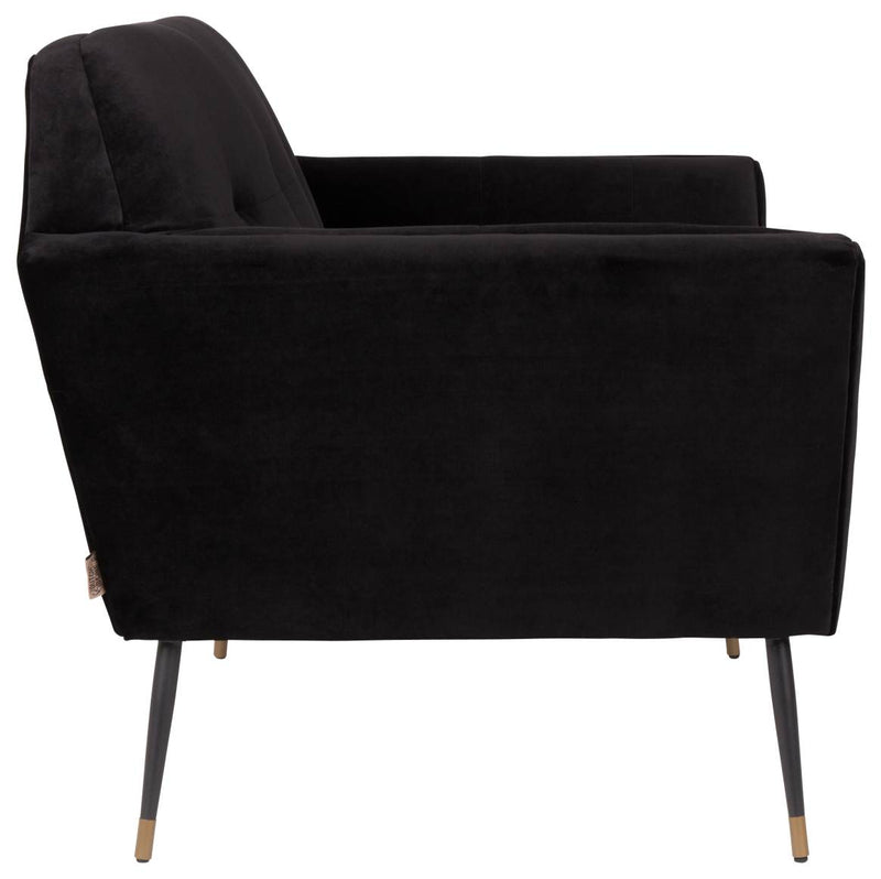 Lounge Sessel KATE BLACK Samt von DUTCHBONE