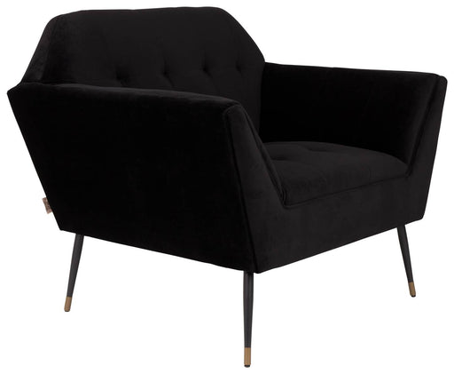 Lounge Sessel KATE BLACK Samt von DUTCHBONE