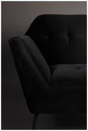Lounge Sessel KATE BLACK Samt von DUTCHBONE