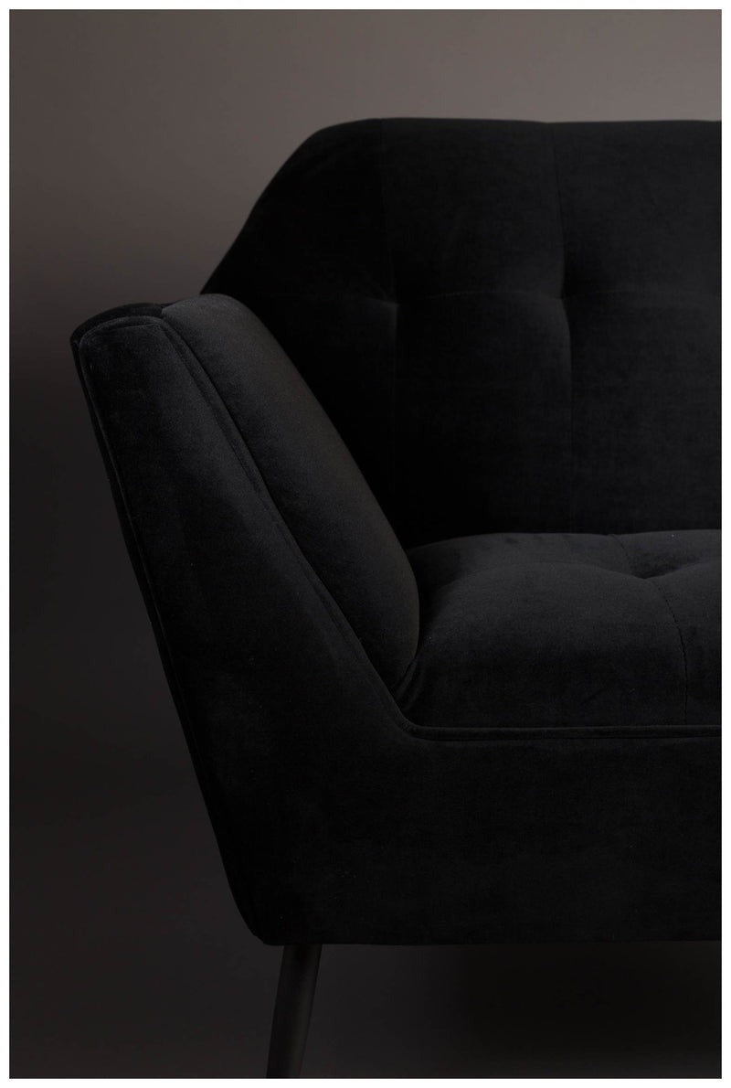 Lounge Sessel KATE BLACK Samt von DUTCHBONE