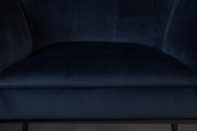 Armlehnstuhl KATE DEEP BLUE Samt von DUTCHBONE