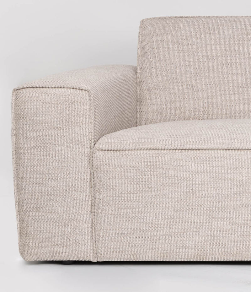 Sofa Couch BOR LATTE 2,5 Sitzer von ZUIVER