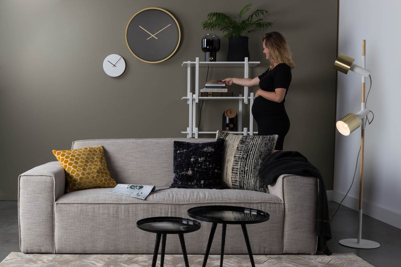 Sofa Couch BOR LATTE 2,5 Sitzer von ZUIVER