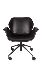 Bürostuhl NIKKI OFFICE ALL BLACK von Zuiver