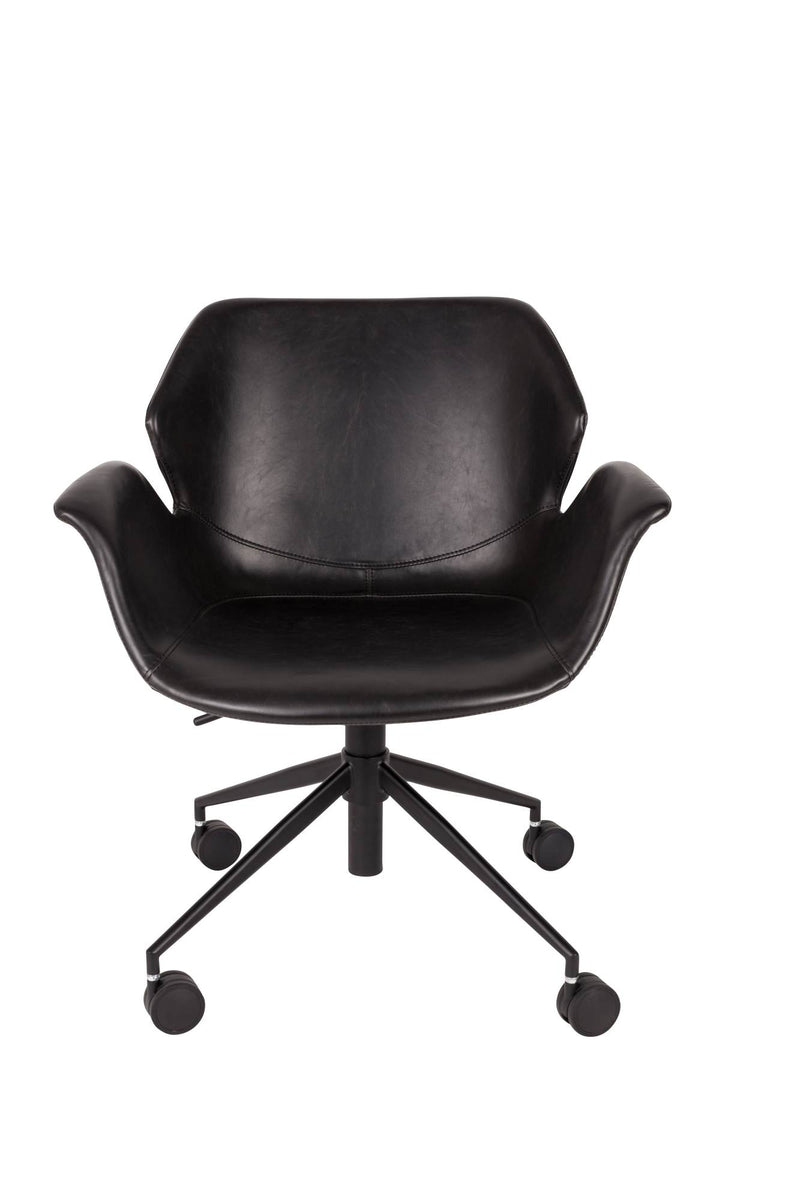 Bürostuhl NIKKI OFFICE ALL BLACK von Zuiver