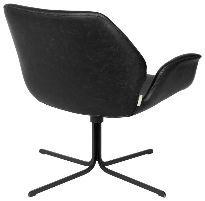 NIKKI ALL BLACK Lounge Sessel Relaxsessel von ZUIVER