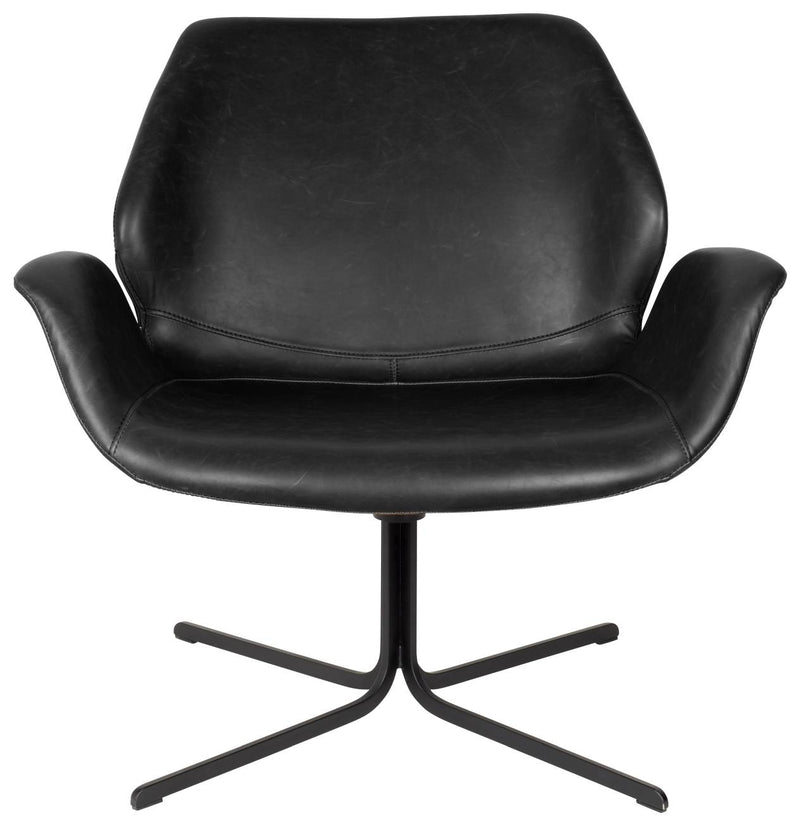 NIKKI ALL BLACK Lounge Sessel Relaxsessel von ZUIVER