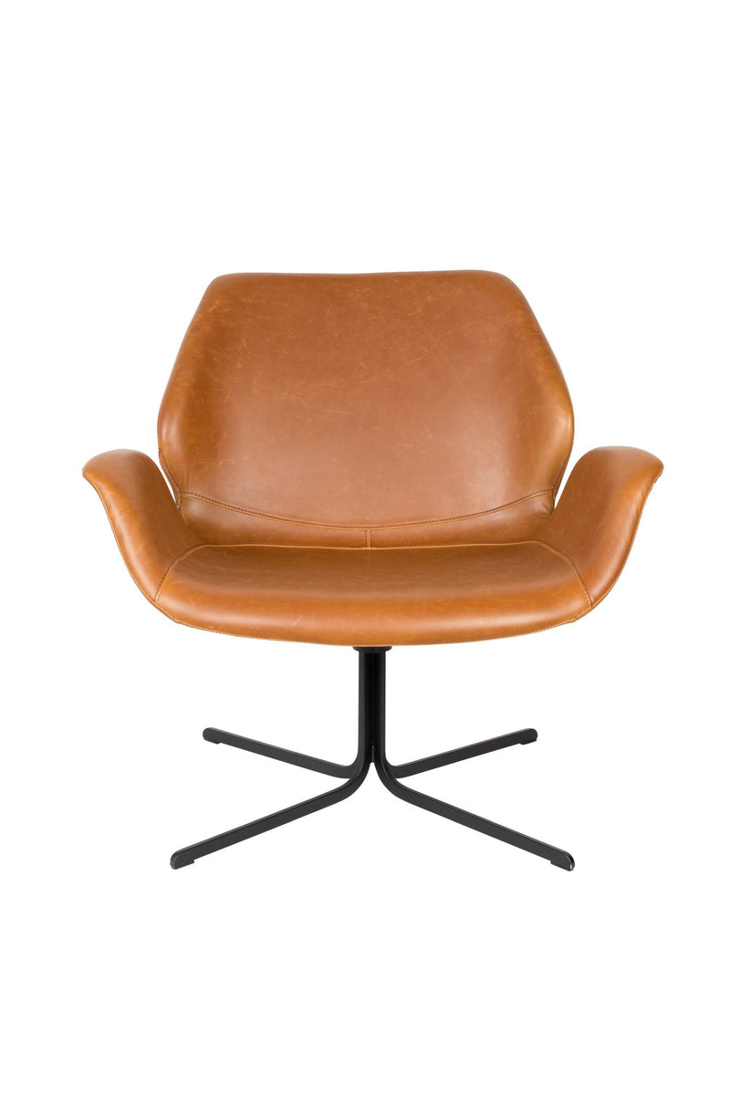 NIKKI ALL BROWN Lounge Sessel Relaxsessel von ZUIVER