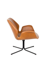 NIKKI ALL BROWN Lounge Sessel Relaxsessel von ZUIVER