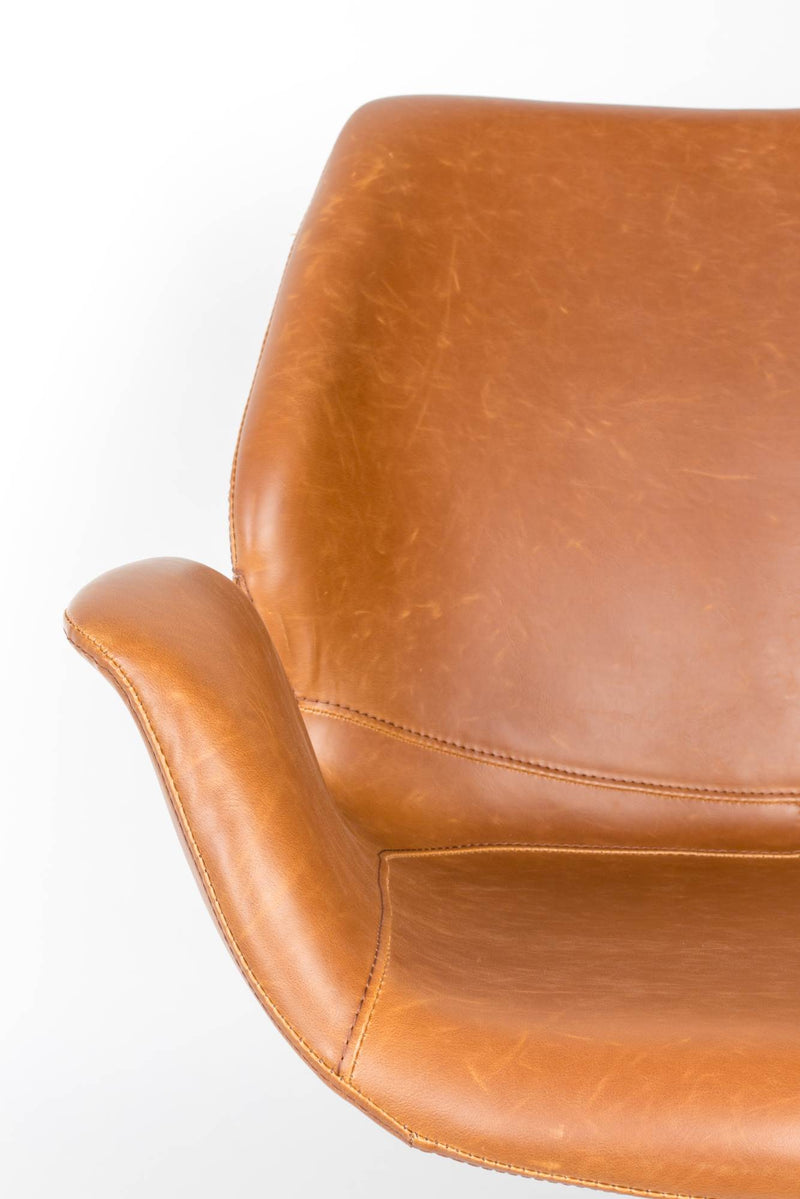 NIKKI ALL BROWN Lounge Sessel Relaxsessel von ZUIVER