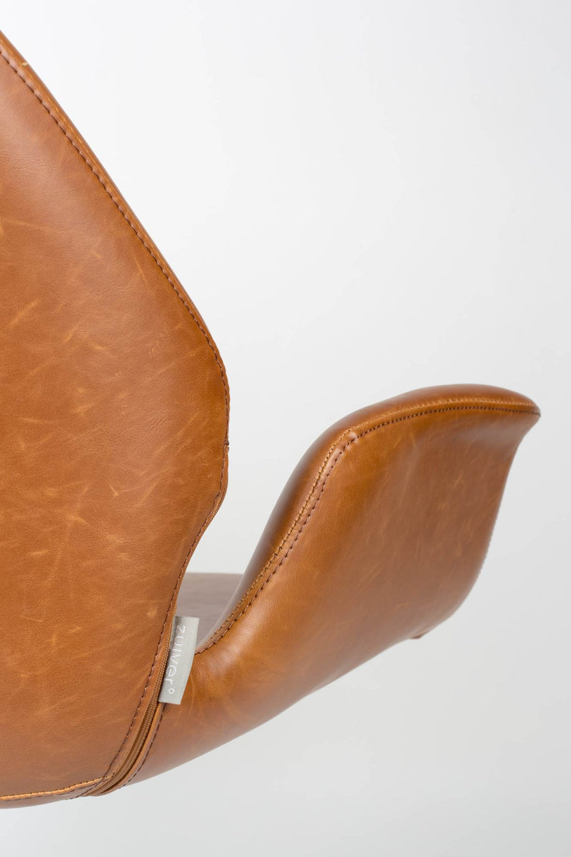 NIKKI ALL BROWN Lounge Sessel Relaxsessel von ZUIVER