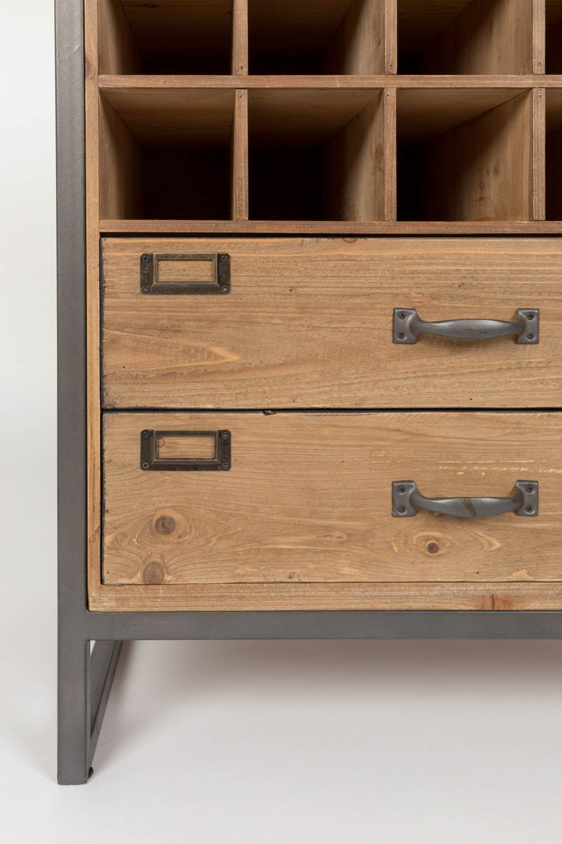 Weinschrank Weinregal EDGAR im Vintage Style