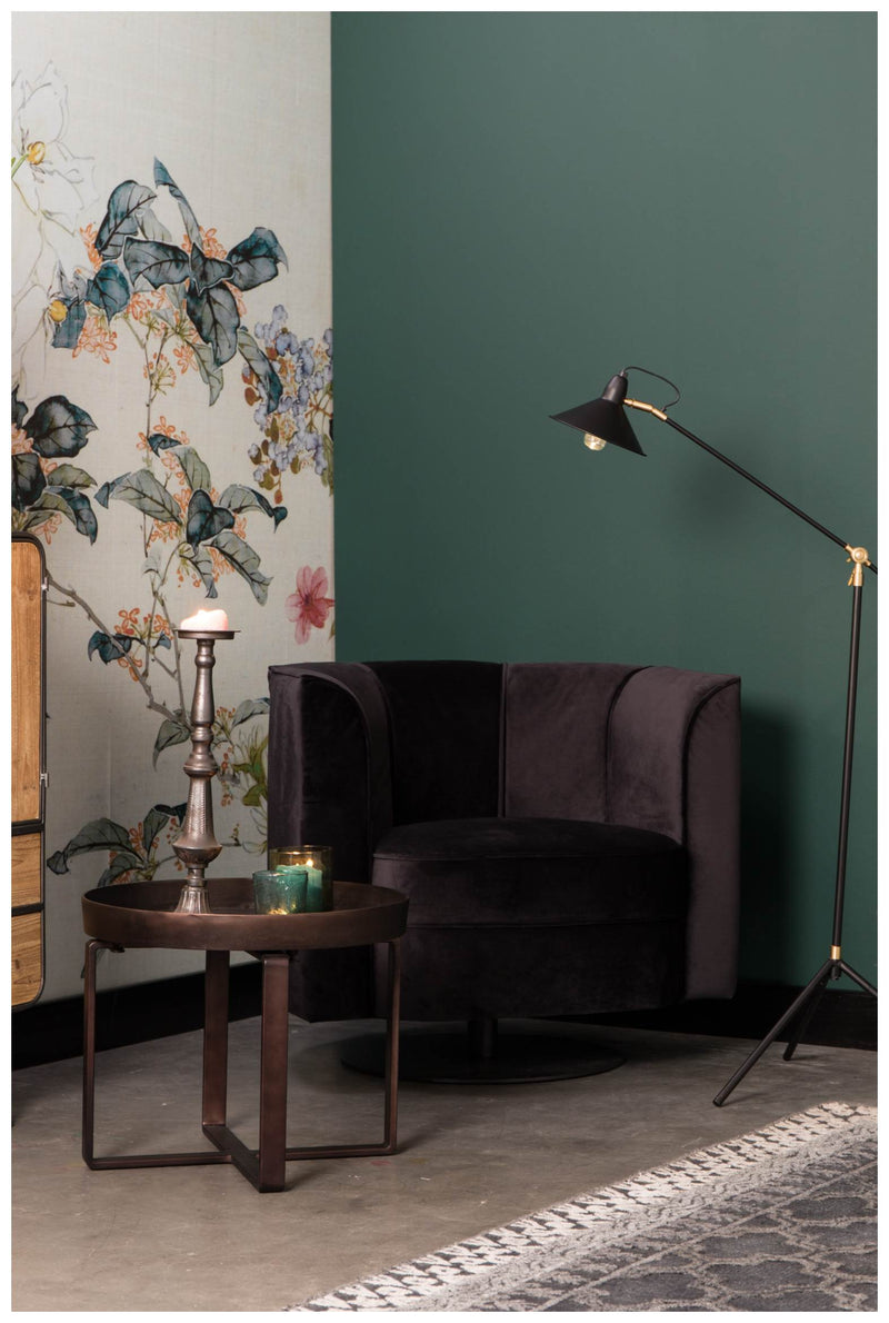 Lounge Sessel FLOWER BLACK von DutchBone