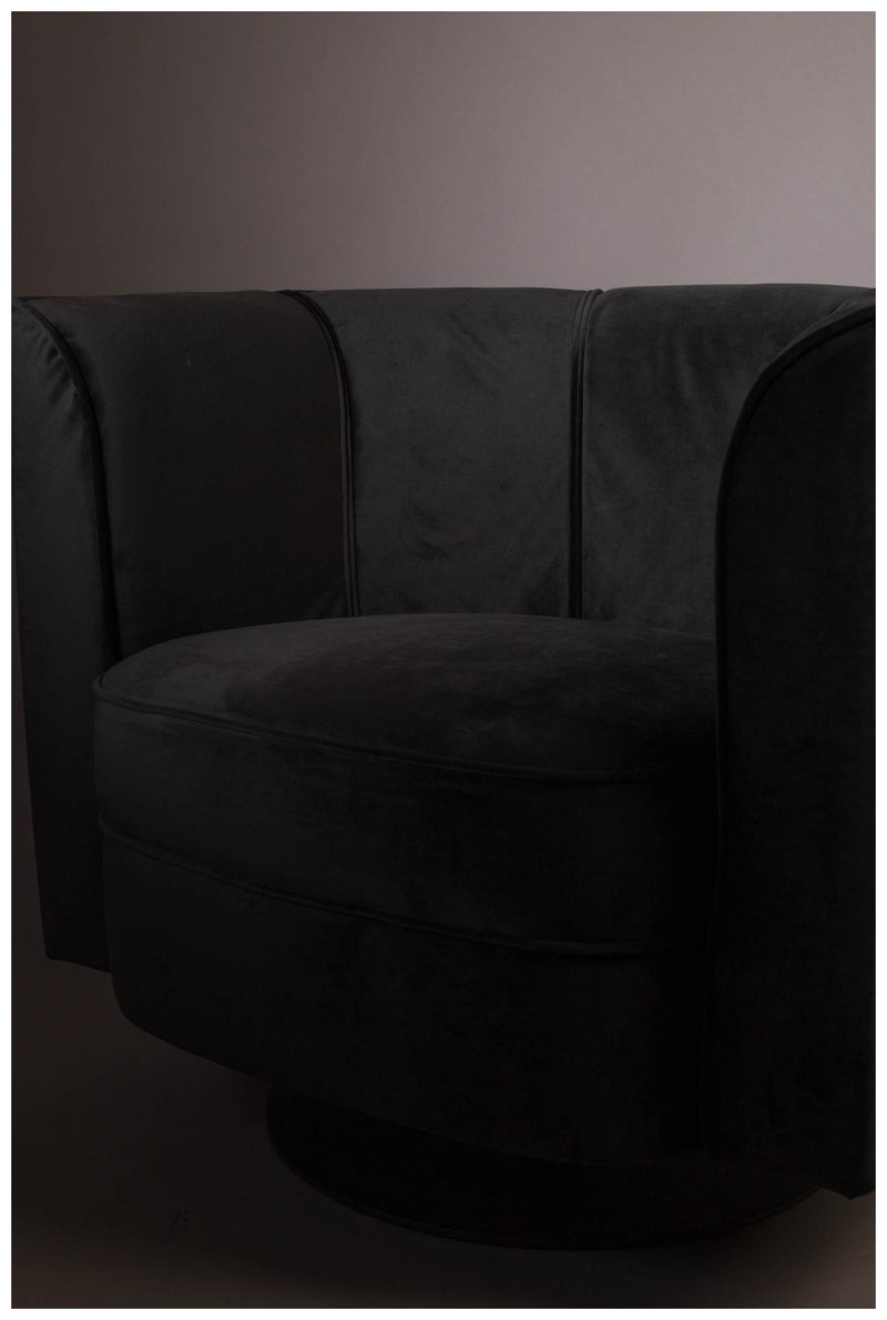 Lounge Sessel FLOWER BLACK von DutchBone